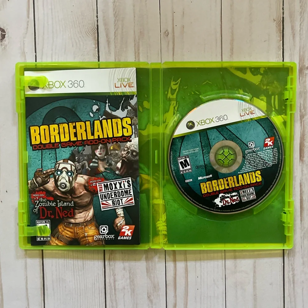 Xbox 360 Borderlands game